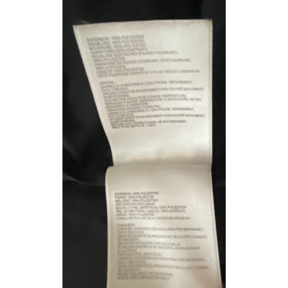 LAUNDRY BY SHELLI SEGAL black hooded witner puffer coat women's size Small - Picture 8 of 12